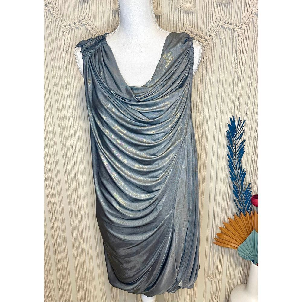 AllSaints Spitalfields LA Rare Ditra Drapey Balloon Dress Size 10